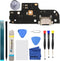 Charging Port Replacement Kit for Motorola Moto G Pure 2021 XT2163 USB Flex Dock Connector with Tools