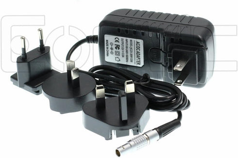 Eonvic 2 Pin to AC Teradek Power Supply Cable with US EU Plugs for Hollyland Cosmo 600