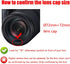 72mm Lens Cap Cover Compatible for Canon R3 R5 kit RF 24-240mm, for NIKKOR 18-200mm Lens (2 Pack)