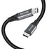 AGVEE 6ft USB-C OTG to Micro USB Cable (2 Pack) - Braided Charger for Samsung Galaxy, LG, PS4, Xbox, Android - Dark Gray