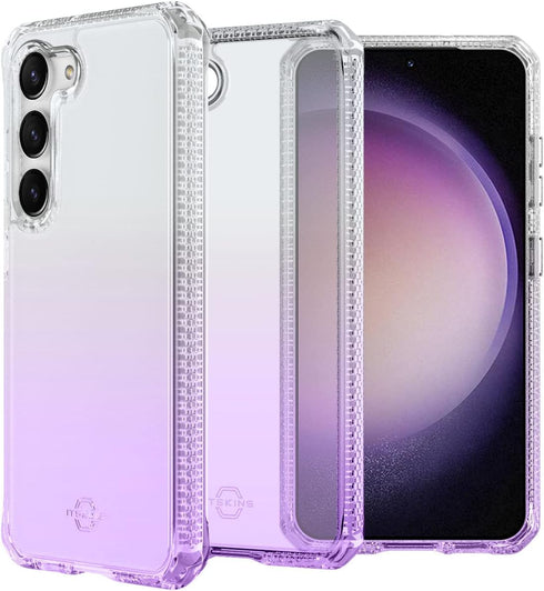 Itskins for Samsung Galaxy S23+ HYBRID R // OMBRE Protective Phone Case, Slim Anti-Yellowing Heavy Duty Shockproof