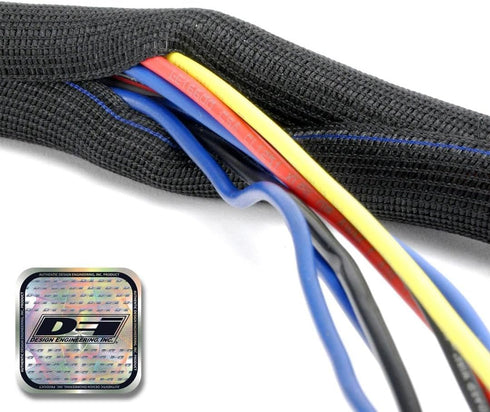 Design Engineering Easy Loom 1/2" x 12' Split Sleeve for Wire and Hose Protection, 010653