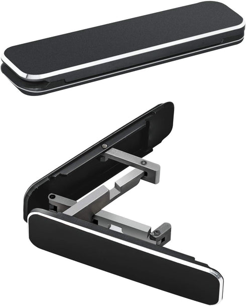 DWTB Phone Kickstand,Multi-Angle Aluminum Cell Phone Kickstand Attachment(Adjustable Angle)(Vertical and Horizontal Stand) Black