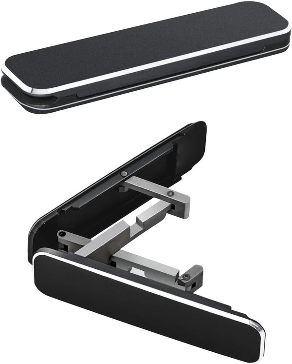 DWTB Phone Kickstand,Multi-Angle Aluminum Cell Phone Kickstand Attachment(Adjustable Angle)(Vertical and Horizontal Stand) Black