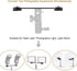 UTEBIT 8 inch Flash Bracket, Dual Camera Mount Extension Bar with 1/4 Screw Hot Shoe, Tripod Mount for DSLR, 2 Packs