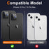 UniqueMe 3 Pack Camera Lens Protector for iPhone 13 Pro/iPhone 13 Pro Max, Tempered Glass, Scratch-Resistant, Clear