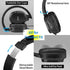 18 5.5M 3.5mm Ft / Extra Long Cord Headphones for TV & PC with Volume Control, Extension Spring Coiled Cord, AUX