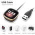 Fitbit Versa 4/3 & Sense 2 Charging Cable - Durable USB Charger, Soft Replacement, Two Sizes (3.3ft/1.64ft)