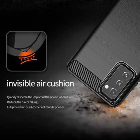 Osophter Galaxy S20 FE Case, Shock-Absorption TPU Rubber Protective Cover for Samsung S20 FE 5G (Black)