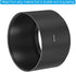 PATIKIL 55mm Lens Hood - Long Focus Frosted Surface Anti-reflective Hood with Cleaning Cloth for Nikon, Fujifilm