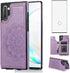 NKECXKJ Samsung Galaxy Note 10 Case with Tempered Glass Screen Protector, Credit Card Holder Slot, PU Leather Wallet
