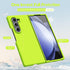oakxco Liquid Silicone Phone Case for Samsung Galaxy Z Fold 6, Neon Bright Solid Color, Thin Slim Soft Rubber Gel