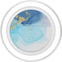 Elegant Blue Marble-Look White Golden PopSockets PopGrip for MagSafe