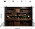 Action Bloom 7x5ft Vintage Bookshelf Backdrop Retro Study Room Photography Background for Zoom Meeting Online Teaching