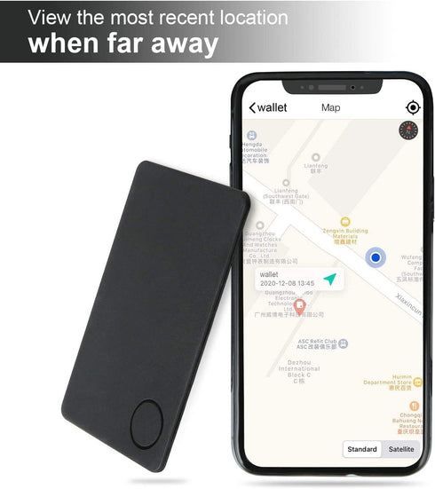 Wallet Tracker Finder Locator, Slim GPS Credit Debit Card Tracker Device for Men, Waterproof