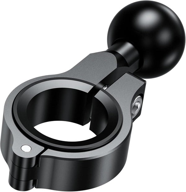BRCOVAN Handlebar Mount with 1'' TPU Ball Compatible with RAM Mounts B Size Double Socket Arm, Aluminum Material
