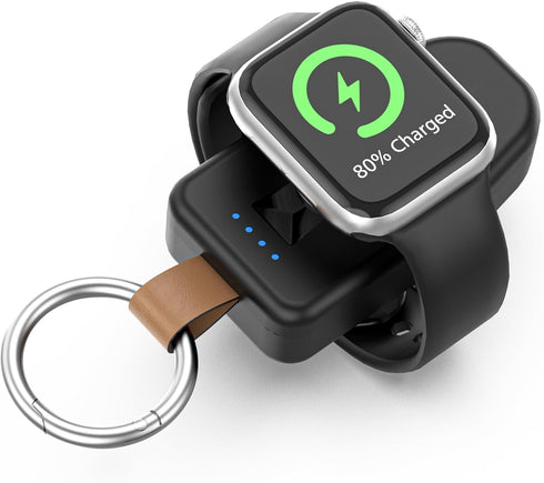 Portable Charger for Apple Watch, 2000mAh Power Bank with Magnetic iWatch Charger, Travel Essentials for Apple Watch