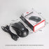 VCOM 6-Foot 1200 Wired USB Mouse with Cord, DPI, Right or Left Hand Use, Ergonomic Design, Black