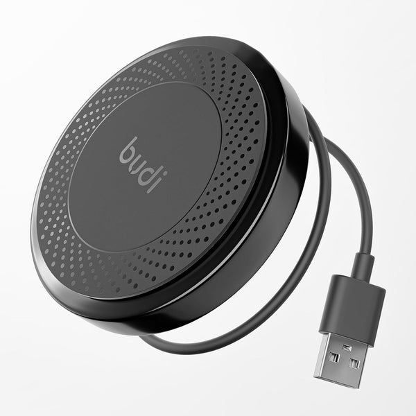 Wireless Fast Charger with Built-in Cable for All Smartphones, iPhone 14/14 Pro/14 Pro Max/13/13 Pro Max