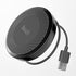 Wireless Fast Charger with Built-in Cable for All Smartphones, iPhone 14/14 Pro/14 Pro Max/13/13 Pro Max