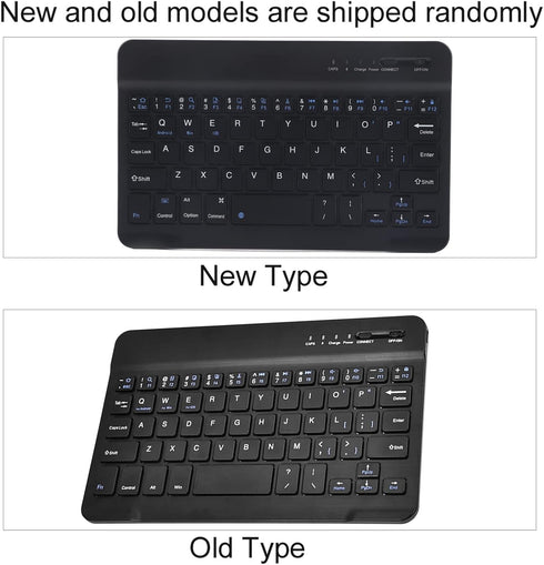 Wireless Bluetooth Keyboard for Phone, Mini Portable Bluetooth Keyboard with A Protective Case, Foldable Keyboard for