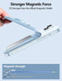 HiWe for Magsafe Wallet Stand, Magnetic Card Holder with Airtag Holder for iPhone 16/15/14/13/12 Series (Sky Blue)