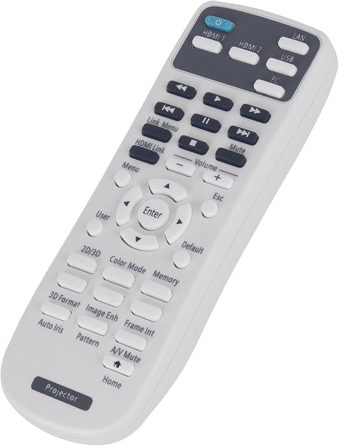 PERFASCIN Replacement Remote Control Fit for EPSON Projector CH-TW5300 CH-TW5350 CH-TW5210