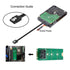 chenyang CY NGFF B/M-Key M.2 to Vertical SATA 7 Pin Hard Disk Drive SSD PCBA Extension Adapter for Motherboard