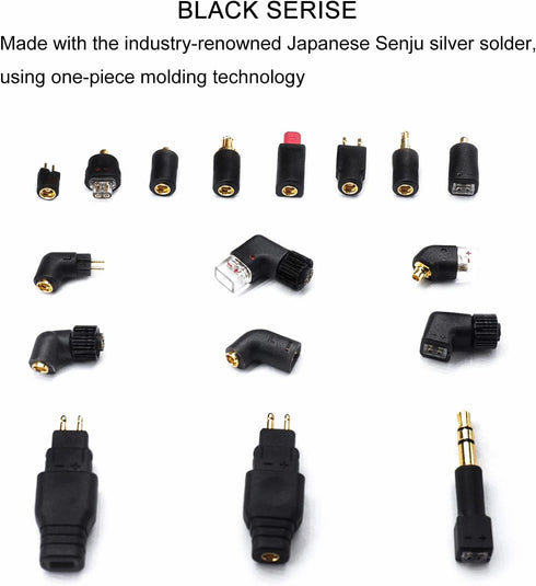 okcsc MMCX Female to EXK Adapter for Sony MDR EX1000 EX800 MDR7550 EX600 Connector (Transparent)