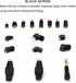 okcsc MMCX Female to EXK Adapter for Sony MDR EX1000 EX800 MDR7550 EX600 Connector (Transparent)