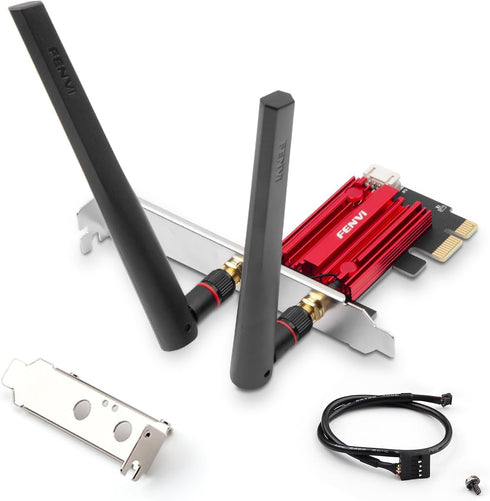 F FENVI FENVI FV-AC1200S PCIe WiFi Card AC1200 Dual Band 2.4G/5G Bluetooth 4.0 Wireless