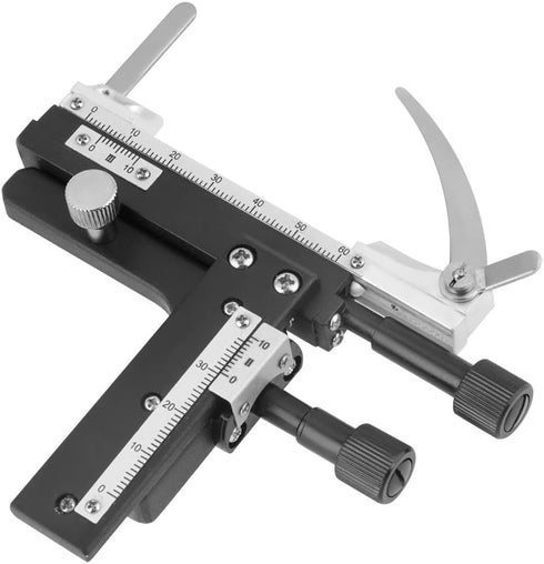 Mechanical X-Y Moveable Stage for Microscope, Manual Stage 14.5cm × 16cm for Microscope
