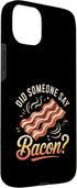 Retro Bacon Design 15 Bacon Lovers Retro Foodie Breakfast Case for iPhone Plus