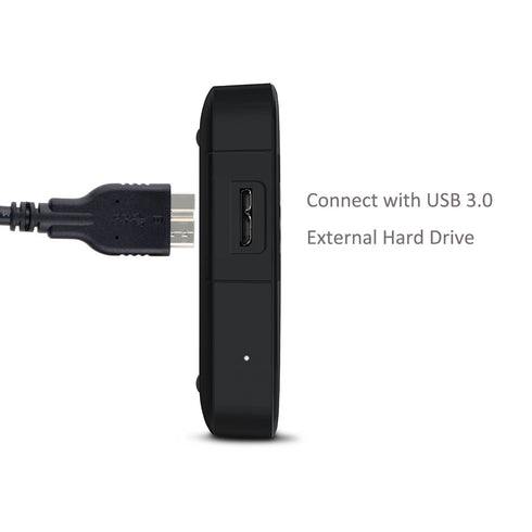 QCEs USB 3.0 Cable, USB 3.0 A Male to Micro B Cable 3.3FT, Compatible with WD My Passport and External Hard Drives