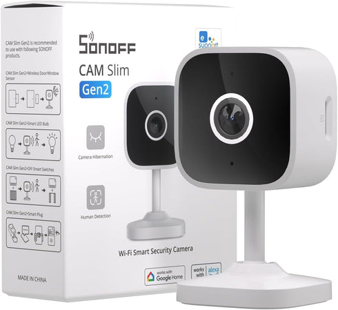 SONOFF Smart Security Camera, CAM-S2 Indoor HD Dog-Camera, Motion Detection for Baby and