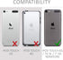 kwmobile Crossbody Case for Apple iPod Touch 6G / 7G, Transparent TPU Cover with Neck Strap - Transparent/Black