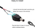40PCS DC 12V Male Female Power Connector - 5.5 x 2.1mm Power Jack Plug Adapter for CCTV Coaxial Cable