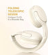 LORELEI B-E5 Kids Bluetooth Headphones, Wireless On-Ear Headsets for Child/Teens/School/Tablet, 40H Playtime, Beige