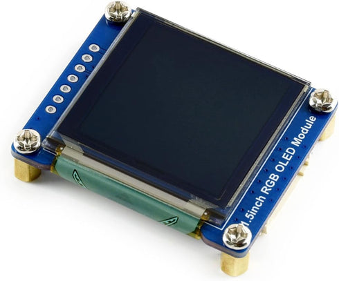 waveshare 1.5inch 128x128 65K STM32, RGB OLED Display Module, Resolution, RGB Colors, SPI Interface, Compatible