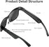 GAXABI (M9 Smart Glasses, Polarized Bluetooth Sunglasses, Built-in Mic & Speakers, Voice Assistant, UV Protection