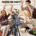 61’’ Camera Tripod with Phone Holder - Professional Travel Tripod Compatible with Cameras, Cell Phones, Projectors