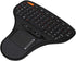 Hilitand 2 in 1 Multimedia Keyboard with Trackball Mouse and Touchpad, Mini QWERTY Keyboard for TV Box, Laptop, Computer