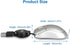 EEEKit 2 Pack Mini Retractable Cable USB Optical Mouse in White