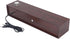 Diyeeni 3.5mm 1.2m Wooden Computer Speaker, USB Powered PC Speakers, HiFi Stereo Sound Computer Sound Bar for Desktop