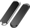 SALEX Flat Magnetic Phone Mounts 2 Pack, Black & Silver Cell Phone Holder for Car Dashboard and Wall Mount