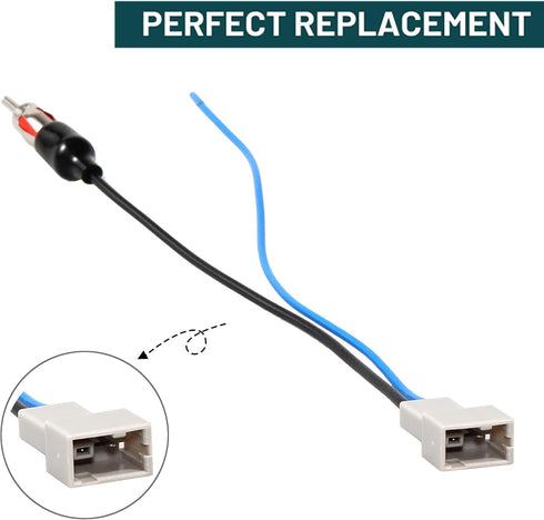 Anina Car Radio Antenna Adapter, Compatible with 2003-2016 Honda CRV, Fit, Accord, Civic