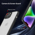 RALEAVO iPhone 13 Case - Slim Black Matte Hard PC Cover, Military Drop Protection, Skin-Friendly, 6.1-inch.