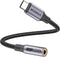 MOSWAG USB Type C to 3.5mm Headphone Jack Adapter, Audio Dongle for iPhone 15 Plus/Pro Max, Samsung