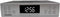 PROSCAN Under Cabinet Clock Radio, Music System with Bluetooth Streaming and FM Radio, Silver