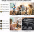 Acuvar Set 1/4 (2-Pack) Dual-Mount Smartphone Tripod Adapter Vertical & Horizontal Phone Holder with Screw, Adjustable